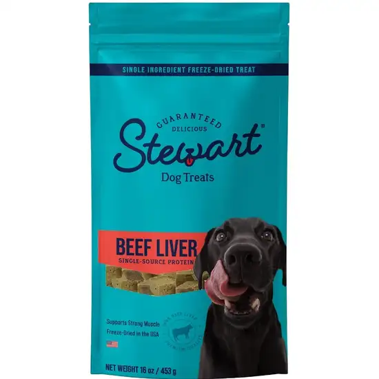 Stewart Beef Liver Freeze Dried Dog Training Treats Photo 1