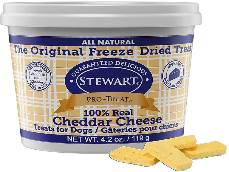 Stewart Freeze Dried Cheddar Cheese Dog Treats Photo 1