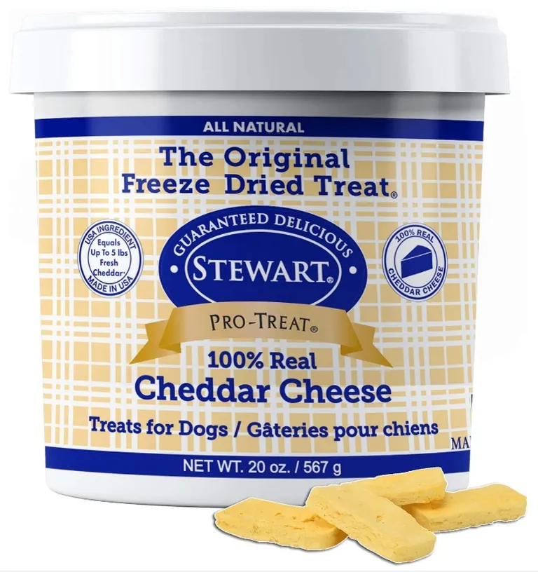 Stewart Freeze Dried Cheddar Cheese Dog Treats Photo 2