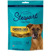 Photo of Stewart Freeze Dried Chicken Liver Treats Resealable Pouch