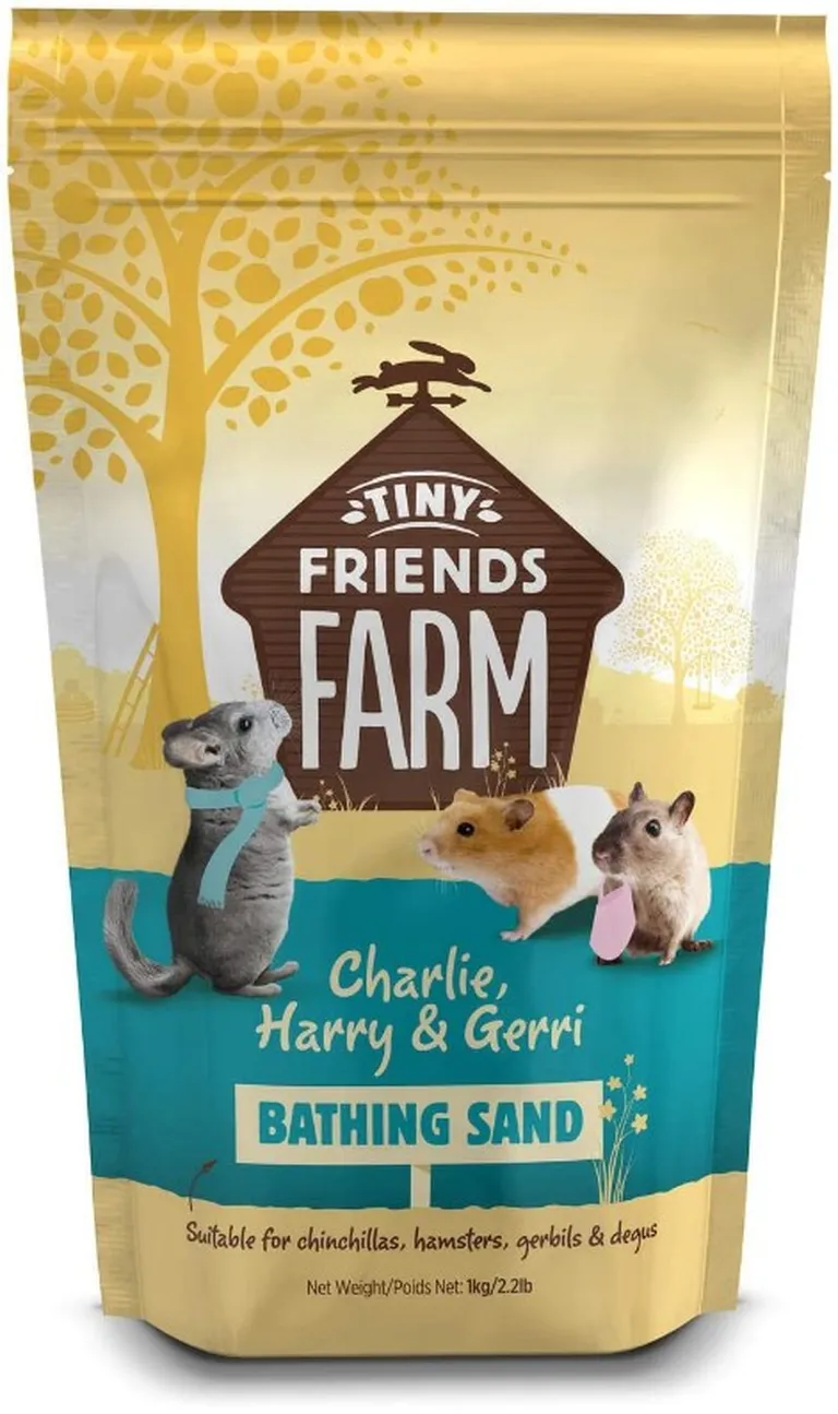 Supreme Pet Foods Tiny Friends Farm Charlie, Harry & Gerri Bathing Sand Photo 1