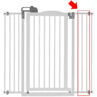 Photo of Tall One-Touch Gate II Extension in White