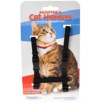 Photo of Tuff Collar Nylon Adjustable Cat Harness - Black