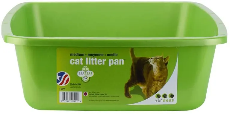 Van Ness Cat Litter Pan with Dip in Front Assorted Colors Photo 3