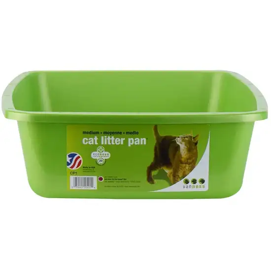Van Ness Cat Litter Pan with Dip in Front Assorted Colors Photo 2