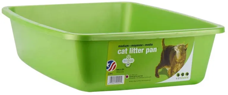 Van Ness Cat Litter Pan with Dip in Front Assorted Colors Photo 4