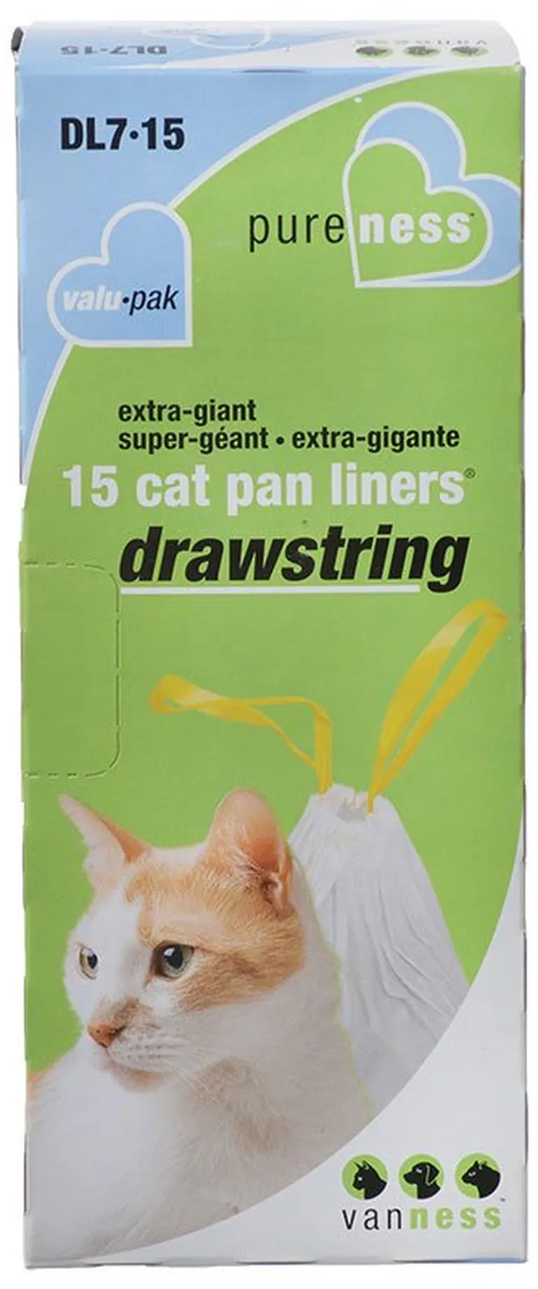 Van Ness PureNess Drawstring Cat Pan Liners Extra Giant Photo 1