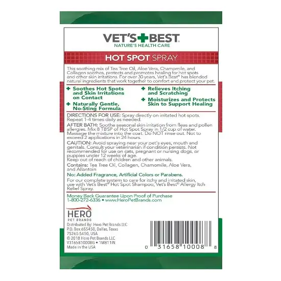 Vets Best Hot Spot Spray Itch Relief Photo 5