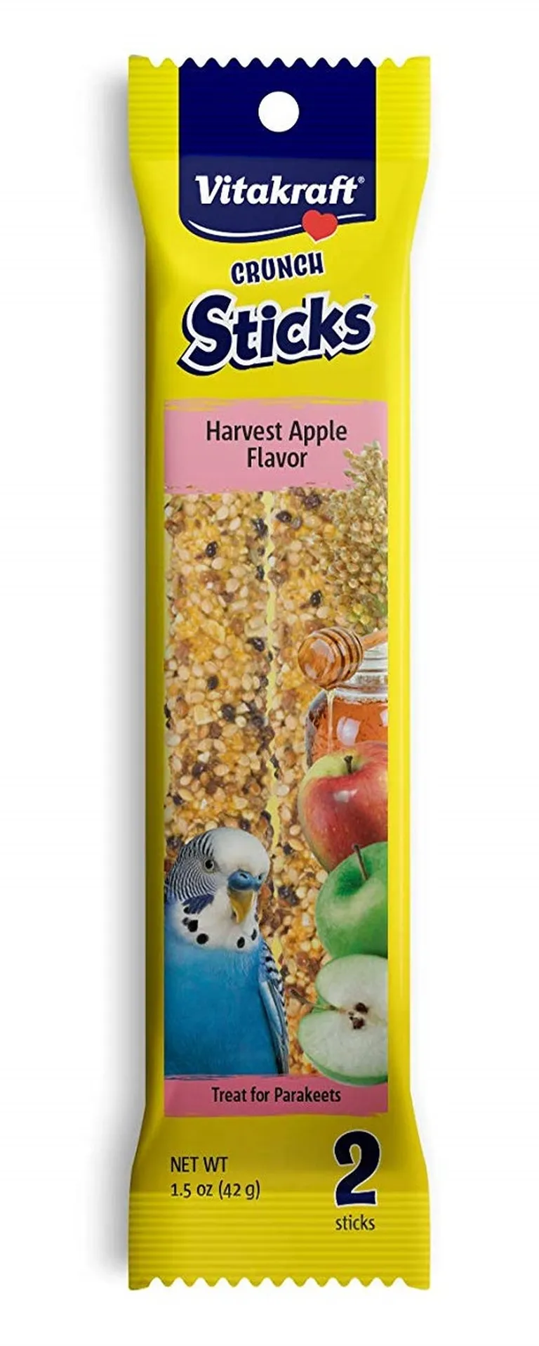 Vitakraft Crunch Sticks Harvest Apple Parakeet Treats Photo 1