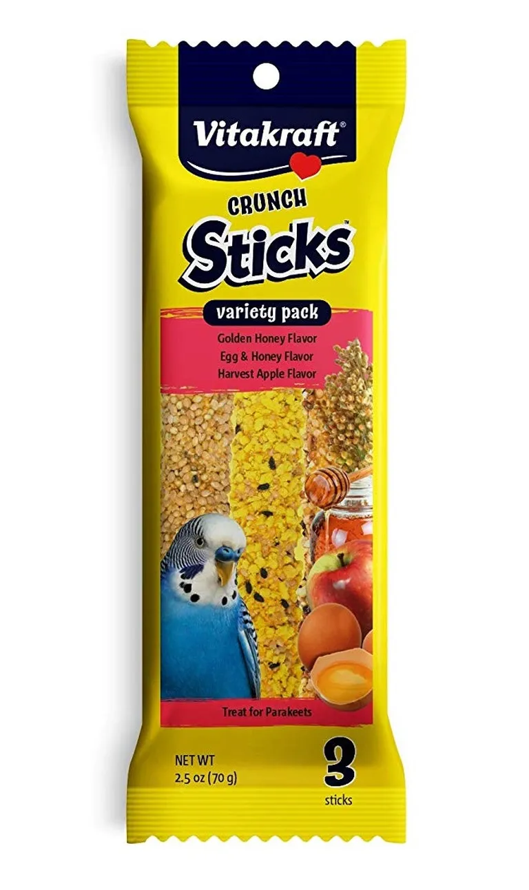 Vitakraft Crunch Sticks Variety Pack Parakeet Treats Photo 2