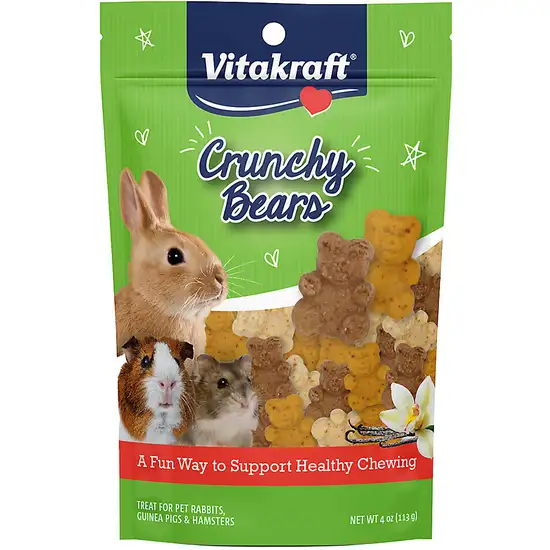 Vitakraft Crunchy Bears Small Animal Treat Photo 1