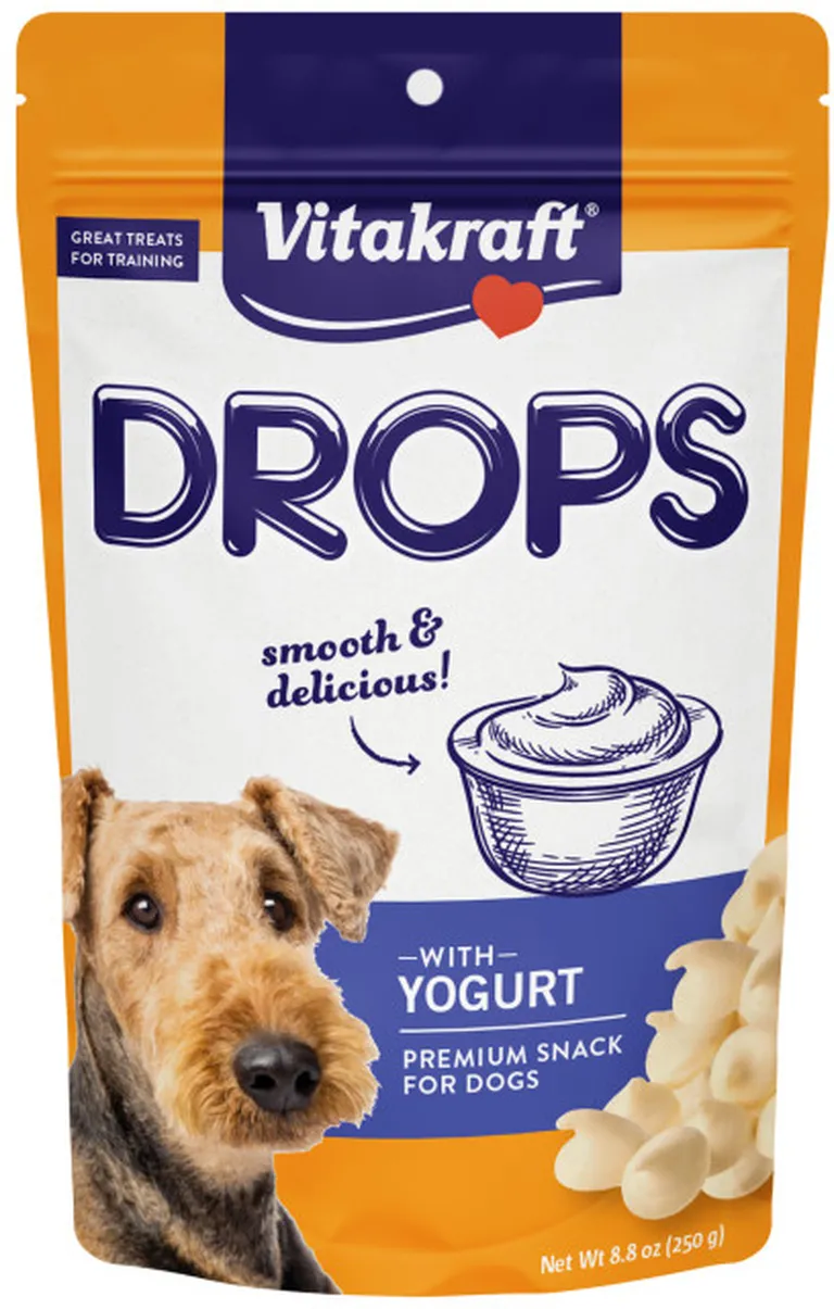 Vitakraft Drops with Yogurt Dog Training Treats Photo 1