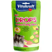 Photo of Vitakraft Mini Drops Treat for Hamsters, Rats and Mice Banana and Cherry Flavor