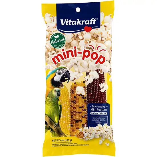 Vitakraft Mini-Pop Corn Treat for Pet Birds Photo 1