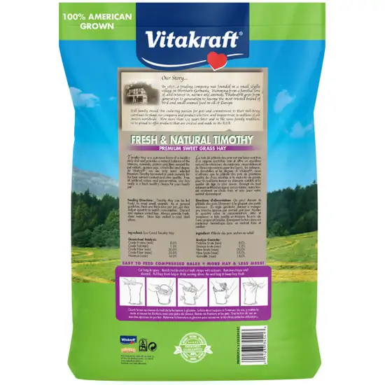 Vitakraft Timothy Premium Sweet Grass Hay Photo 2