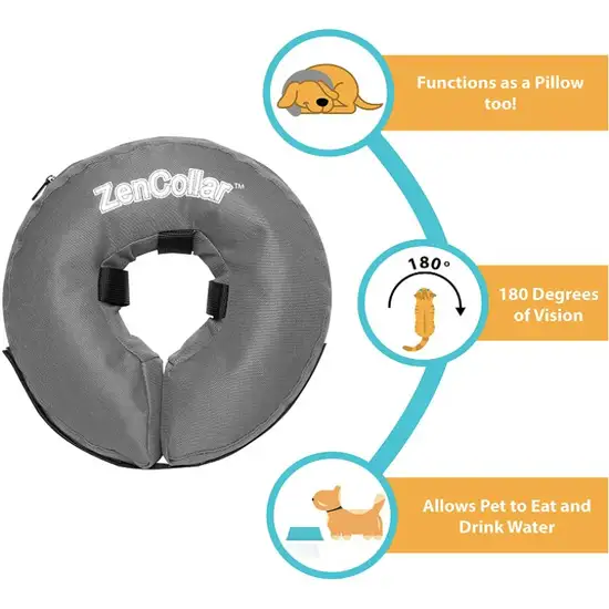 ZenPet Pro-Collar Inflatable Recovery Collar Photo 5