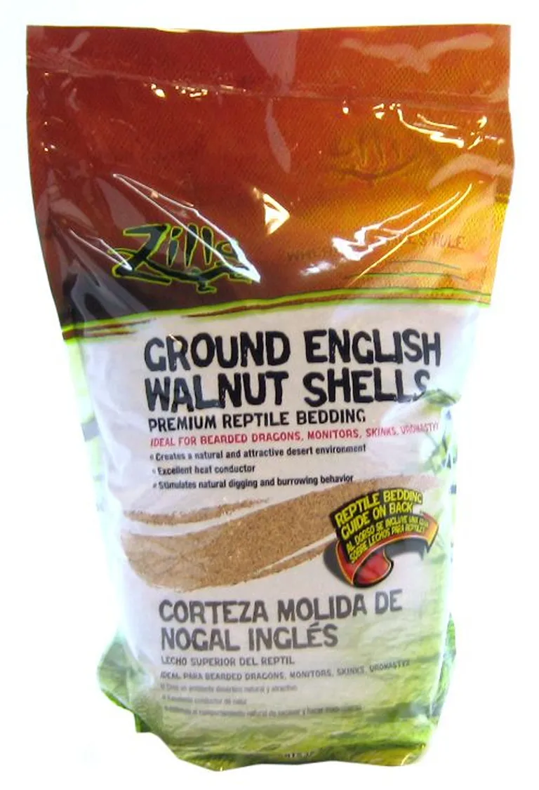Zilla Desert Blend Ground English Walnut Shells Reptile Substrate Photo 1