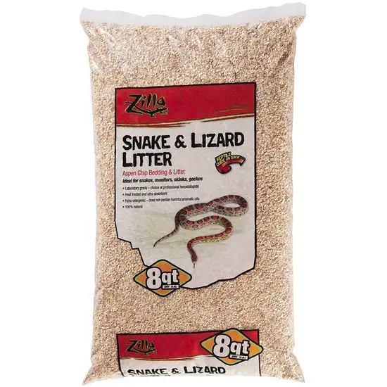 Zilla Lizard Litter Aspen Chip Bedding and Litter Photo 1
