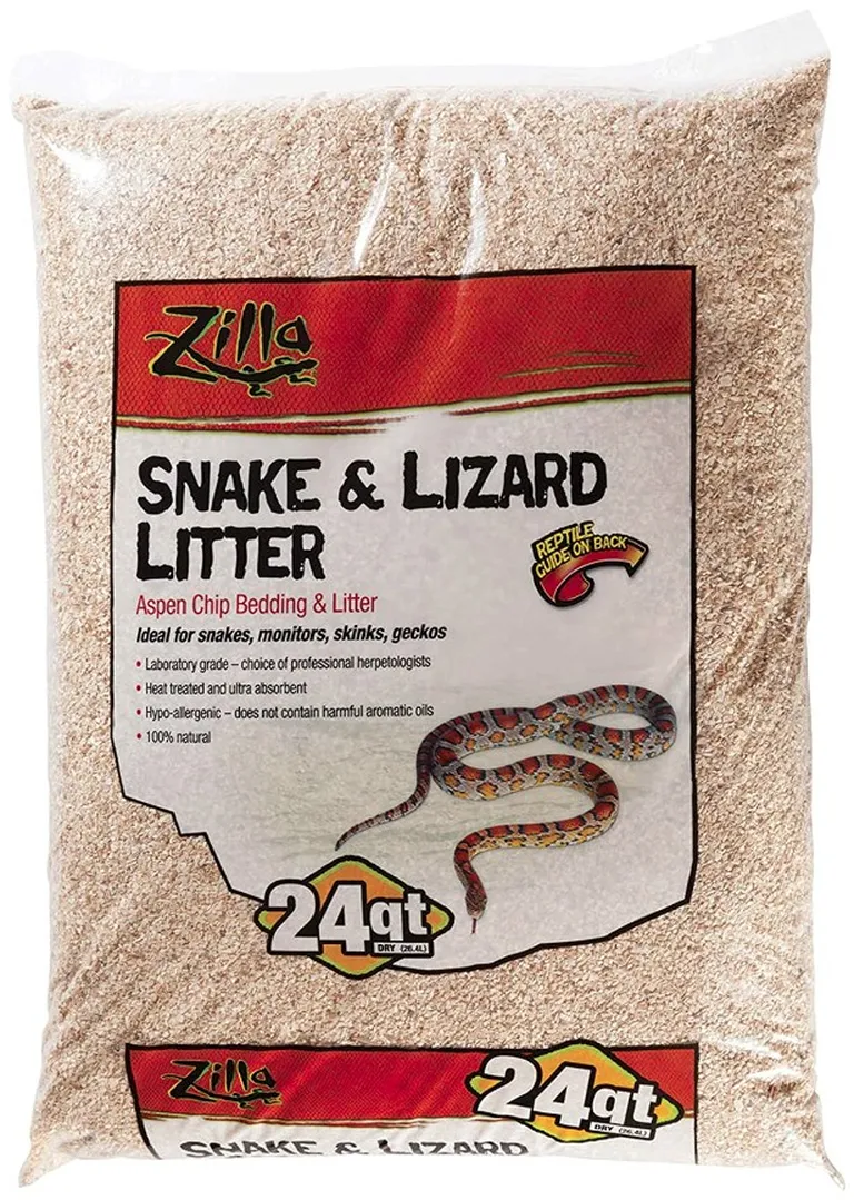 Zilla Lizard Litter Aspen Chip Bedding and Litter Photo 1