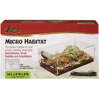 Photo of Zilla Micro Habitat Terrestrial for Ground Dwelling Small Pets