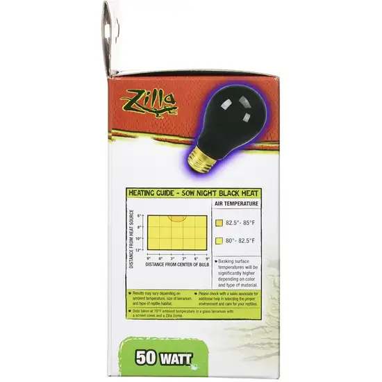 Zilla Night Black Heat Incandescent Bulb for Reptiles Photo 2