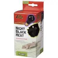 Photo of Zilla Night Black Heat Incandescent Bulb for Reptiles