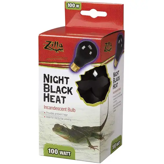 Zilla Night Black Heat Incandescent Bulb for Reptiles Photo 1