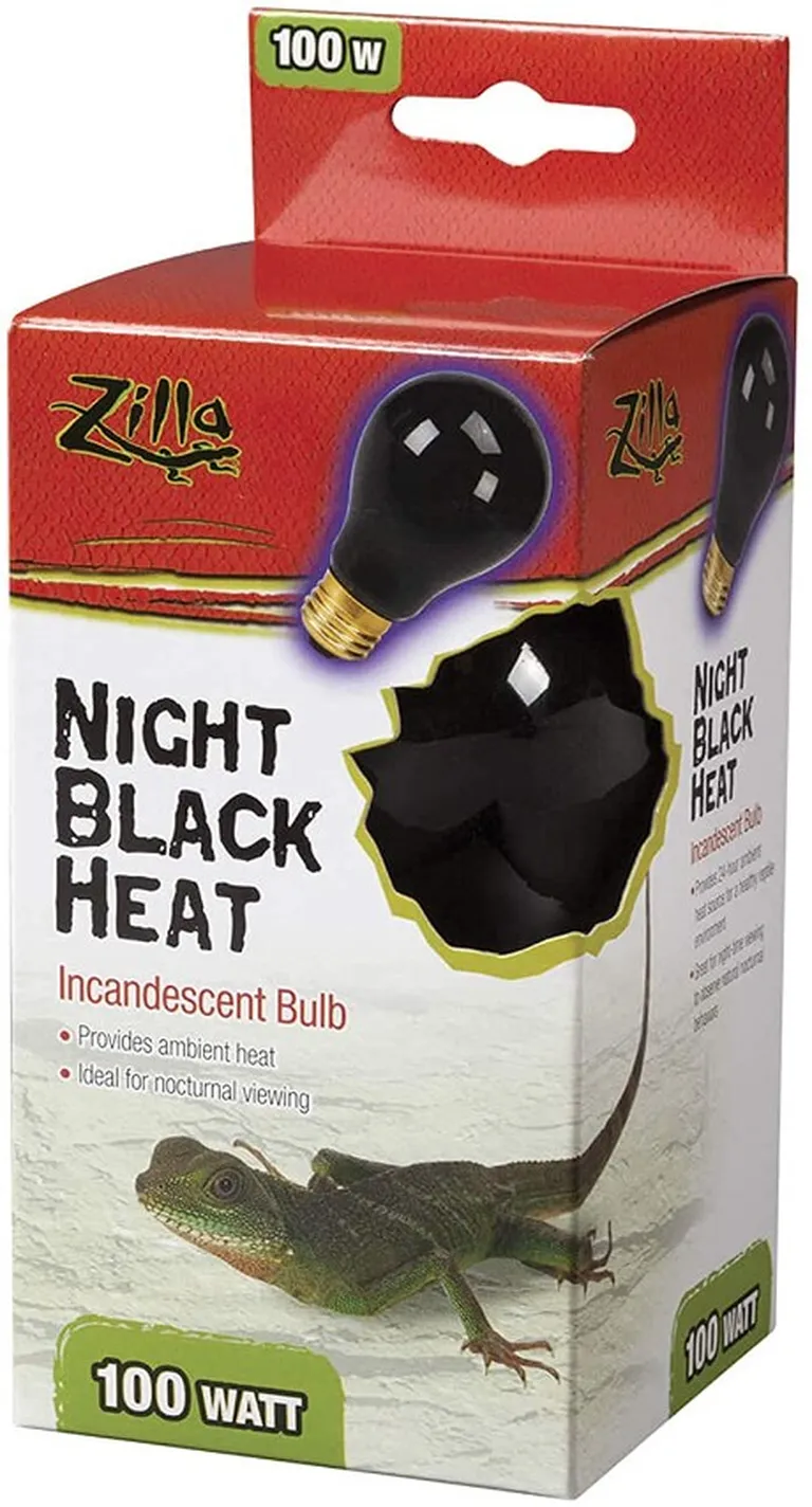 Zilla Night Black Heat Incandescent Bulb for Reptiles Photo 1