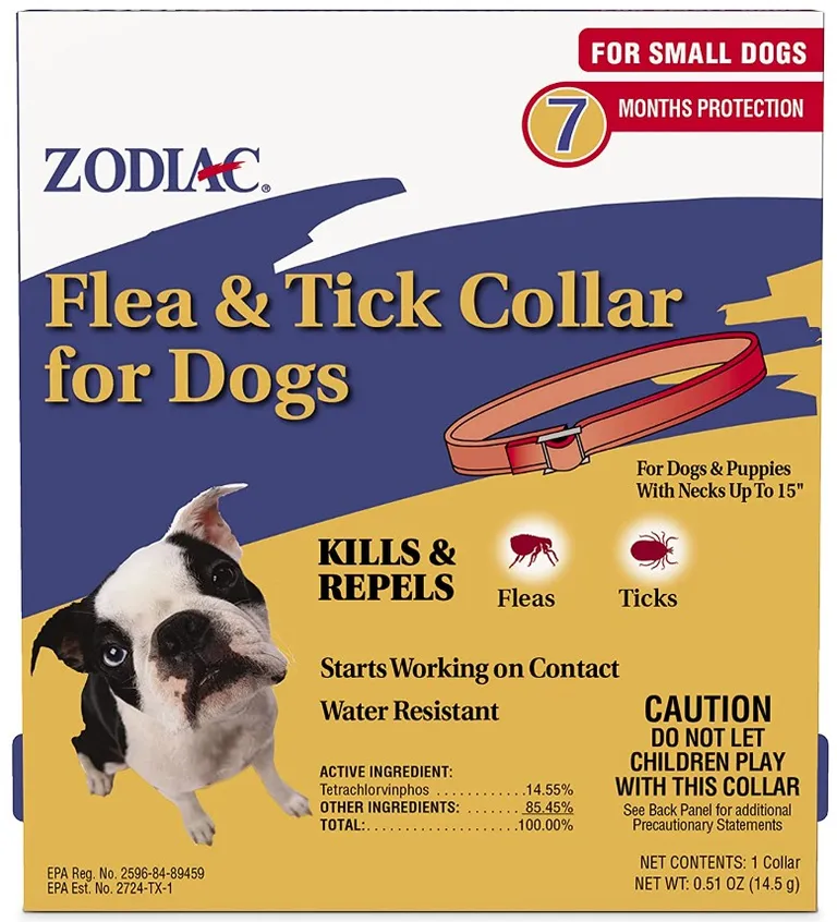 Zodiac Flea and Tick Collar for Small Dogs Photo 1