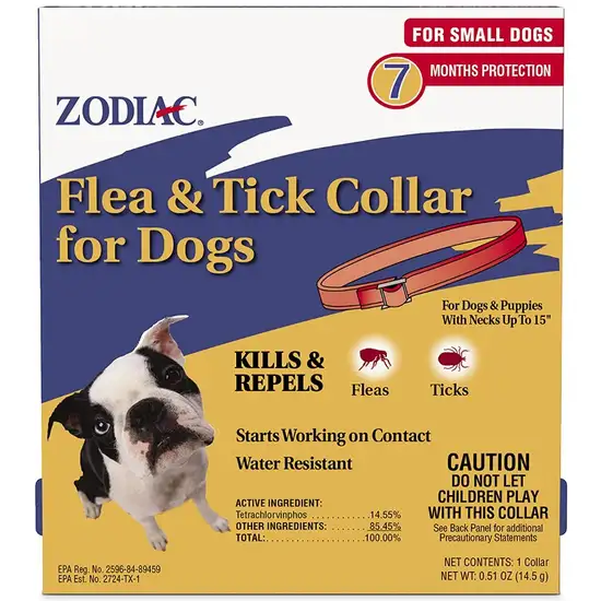 Zodiac Flea and Tick Collar for Small Dogs Photo 1