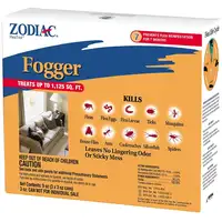 Photo of Zodiac FleaTrol Fogger Kills Fleas, Flea Eggs and Larvae, Ticks, Mosquitoes, Cockroaches, Ants, Spiders and Silverfish