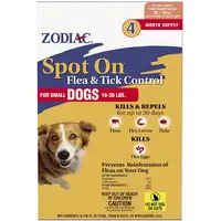 Photo of Zodiac Spot On Flea and Tick Control for Small Dogs