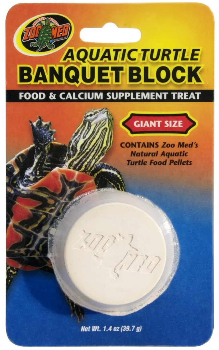 Zoo Med Aquatic Turtle Banquet Block Food and Calcium Supplement Treat Photo 2