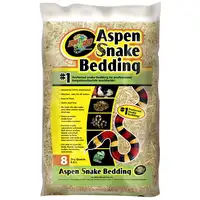 Photo of Zoo Med Aspen Snake Bedding Odorless and Safe for Snakes, Lizards, Turtles, Birds, Small Pets and Insects