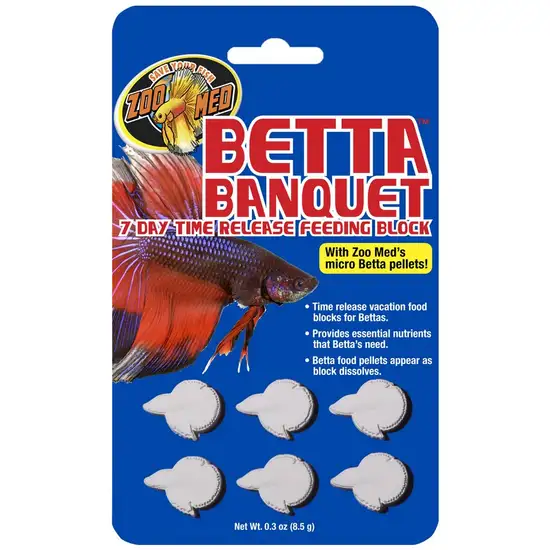 Zoo Med Betta Banquet 7 Day Time Release Feeding Block Photo 1