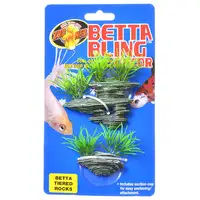 Photo of Zoo Med Betta Bling Decor Tiered Rocks