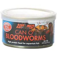 Photo of Zoo Med Can O' Bloodworms High Protein Food for Aquarium Fish