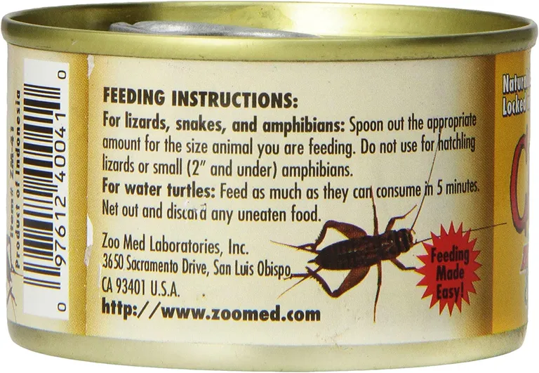 Zoo Med Can O' Crickets for Reptiles and Birds Photo 4