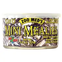 Photo of Zoo Med Can O Mini Mealies Mealworms for Reptiles, Turtles, Amphibians, Birds or Fish