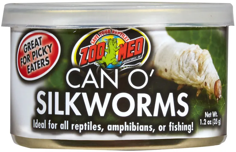 Zoo Med Can O' Silkworms for Reptiles and Amphibians Photo 2