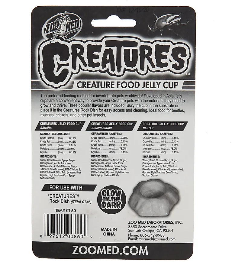 Zoo Med Creatures Creature Food Jelly Cup Photo 2
