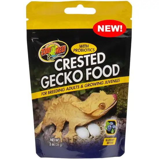 Zoo Med Crested Gecko Food with Probiotics For Breeding Adults and Growing Juveniles Blueberry Flavor Photo 1