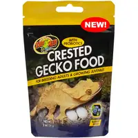Photo of Zoo Med Crested Gecko Food with Probiotics For Breeding Adults and Growing Juveniles Blueberry Flavor