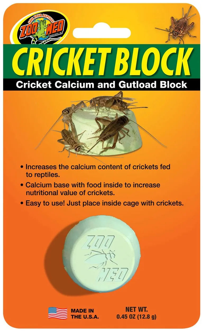 Zoo Med Cricket Block Cricket Calcium and Gutload Block Photo 2