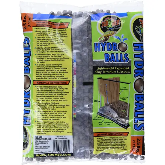 Zoo Med Hydroballs Lightweight Expanded Clay Terrarium Substrate Photo 2