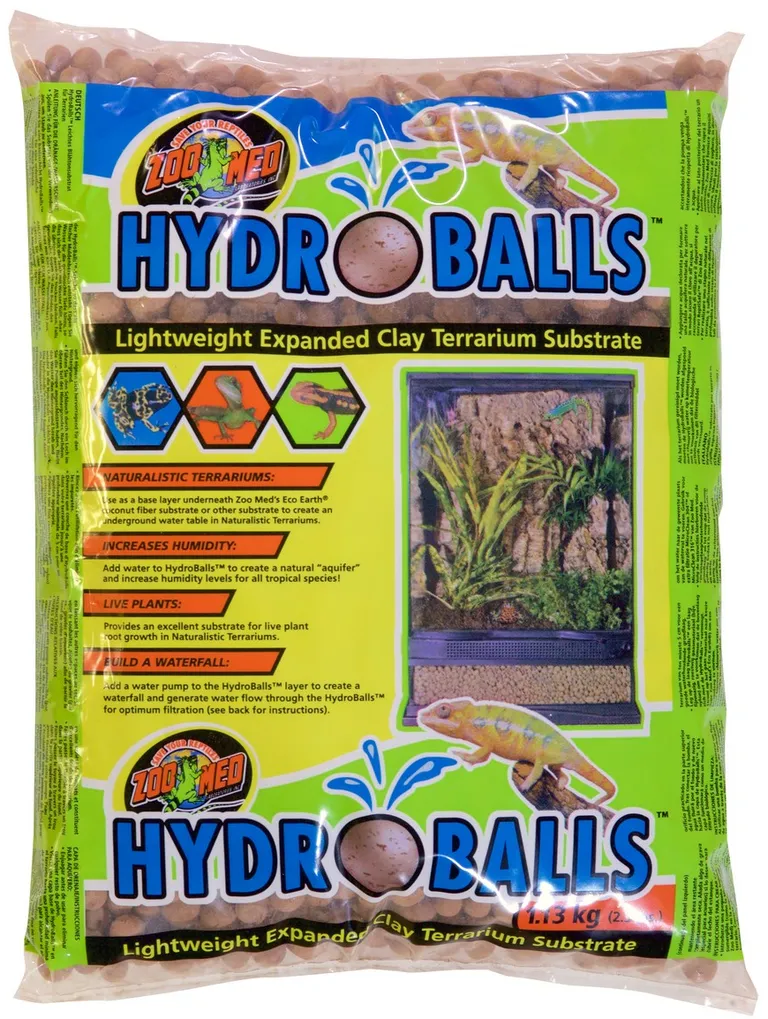 Zoo Med Hydroballs Lightweight Expanded Clay Terrarium Substrate Photo 1