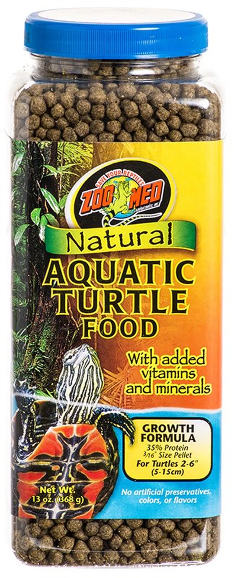 Zoo Med Natural Aquatic Turtle Food Growth Formula Photo 1