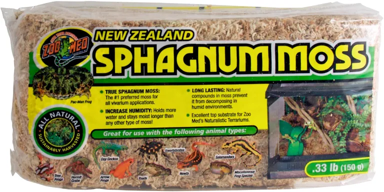 Zoo Med New Zealand Sphagnum Moss Decor Photo 2