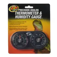 Photo of Zoo Med Precision Analog Reptile Thermometer and Humidity Gauge