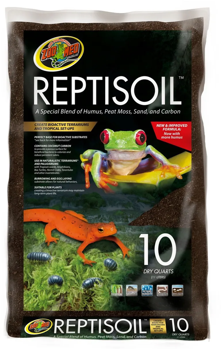 Zoo Med Reptisoil a Special Blend of Peat Moss, Soil, Sand, and Carbon for Reptiles Photo 2